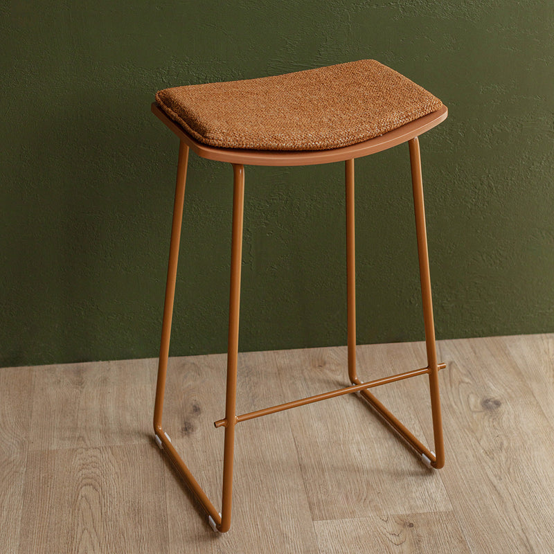 Terracotta Caramel Textured Weave