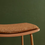 Terracotta Caramel Textured Weave