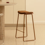 Terracotta Caramel Textured Weave