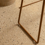 Terracotta Caramel Textured Weave