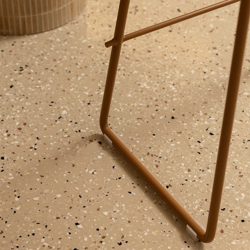 Terracotta Caramel Textured Weave