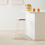 Oak White Leather