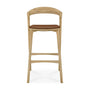 Bok Bar Stool - Cognac Leather / Oak