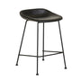 Turner Leatherette Bar Stool (66cm) - Vintage Matt Black / Black
