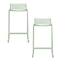 Studio Wire Bar Stool (Set of 2, 65cm) - Sage