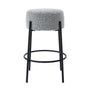 Amara Bar Stool - Mixed Grey / Black