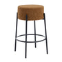 Amara Bar Stool - Caramel Textured Weave / Black