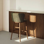 Dark Green / Ash Stained Walnut / 65cm