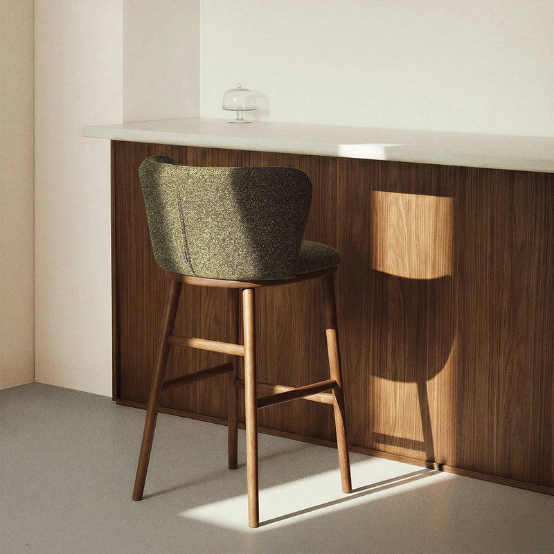 Dark Green / Ash Stained Walnut / 65cm