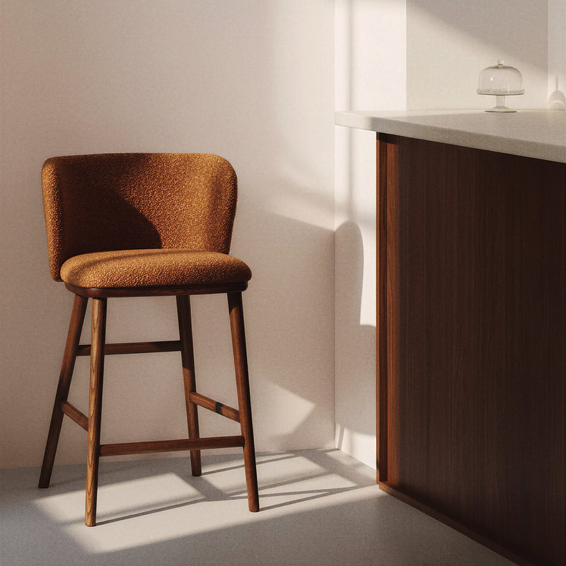 Terracotta / Walnut / 65cm