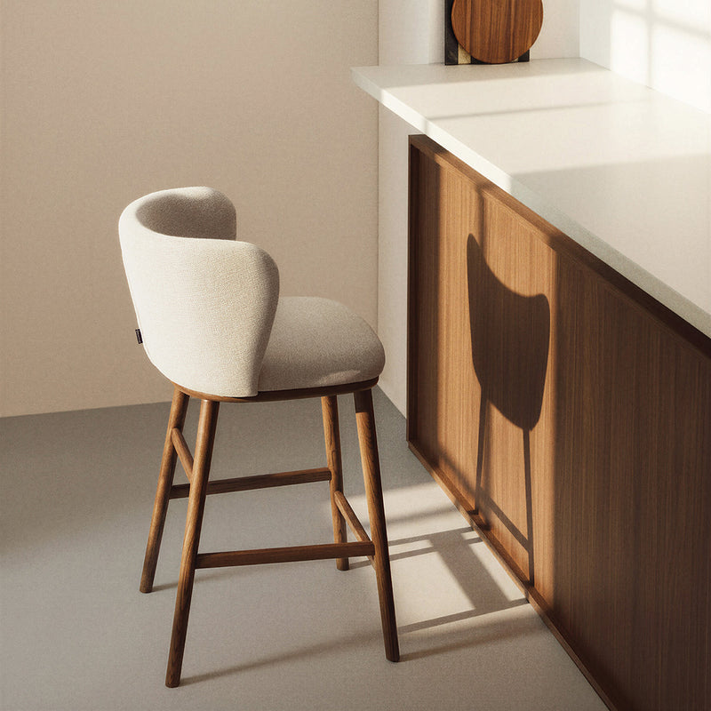 Beige / Walnut / 65cm