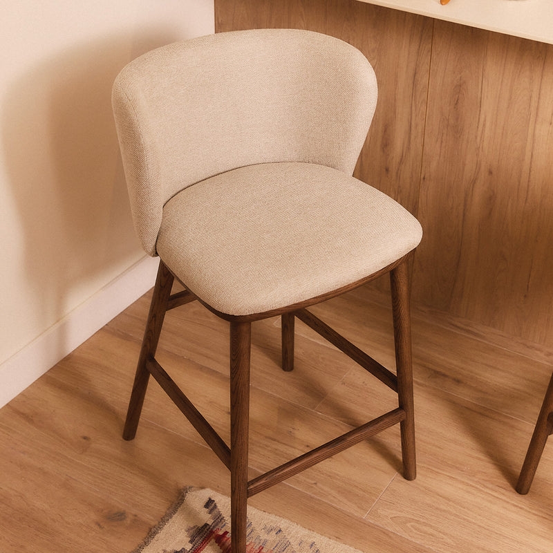 Beige / Walnut / 65cm