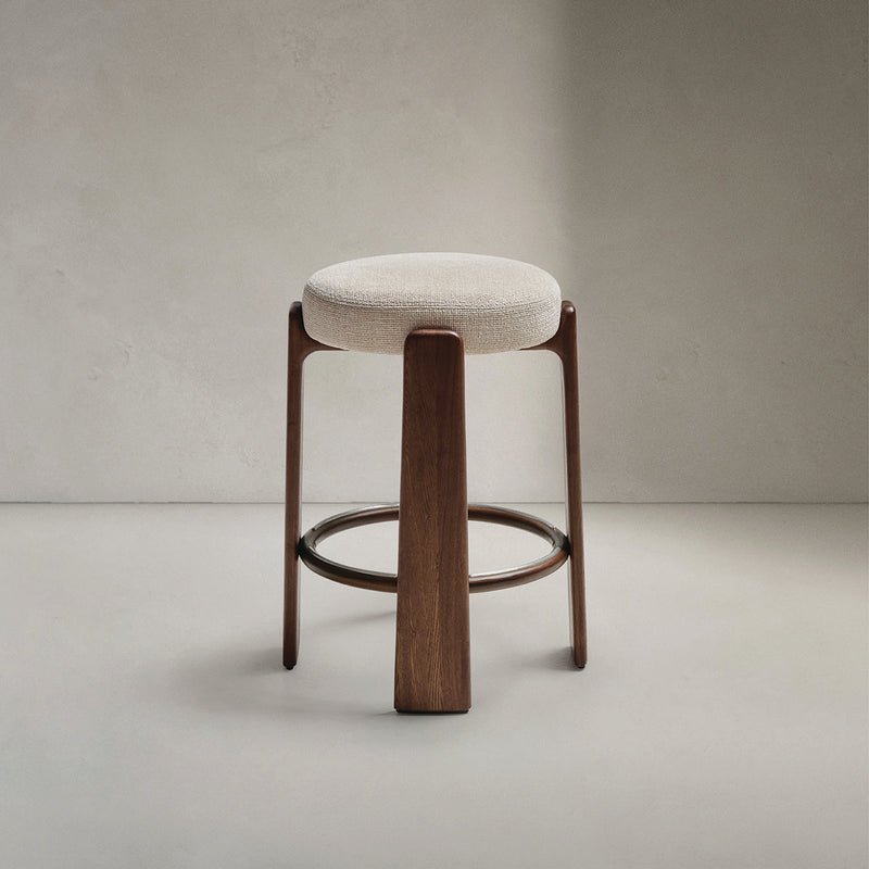 Beige / Walnut / 65cm