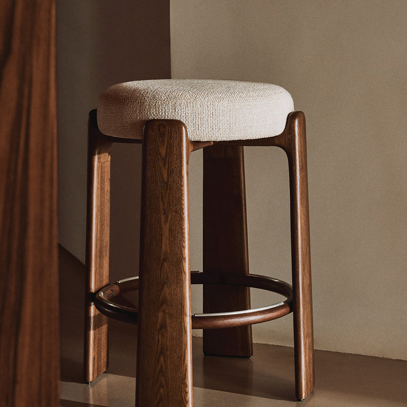Beige / Walnut / 65cm