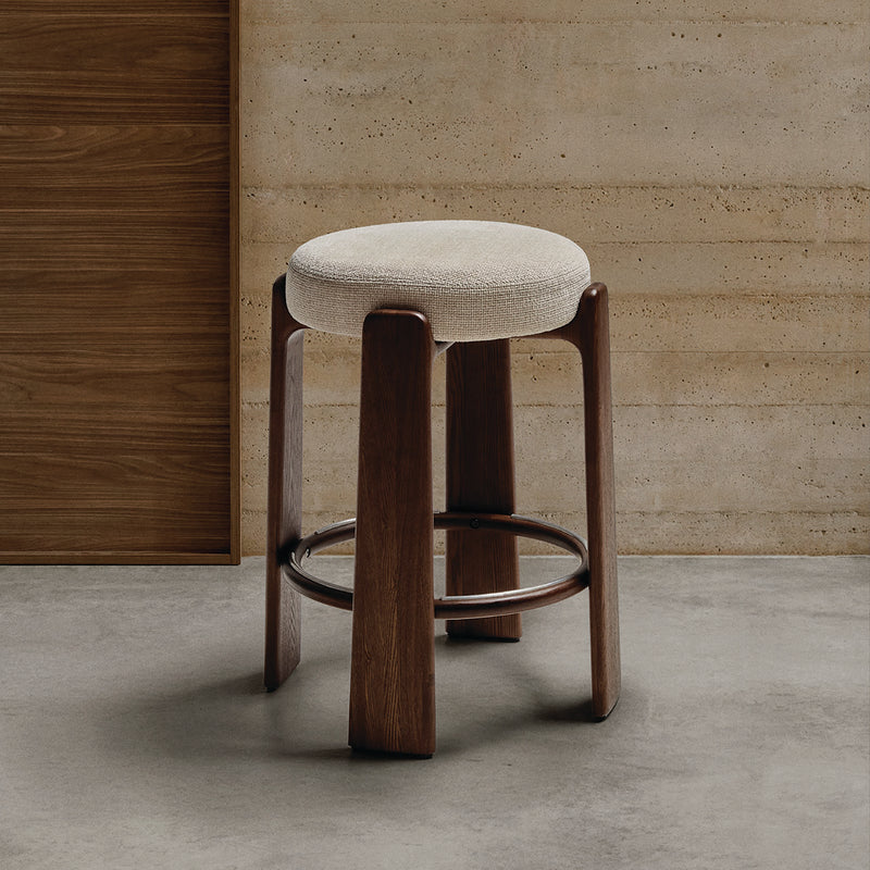 Beige / Walnut / 65cm