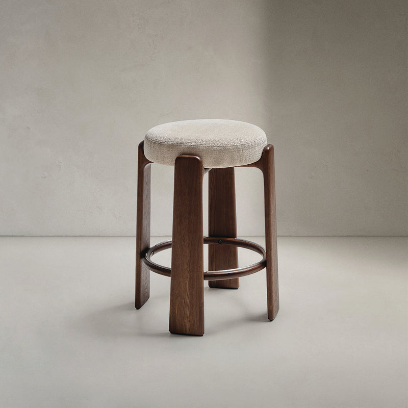 Beige / Walnut / 65cm
