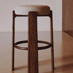 Beige / Walnut / 75cm