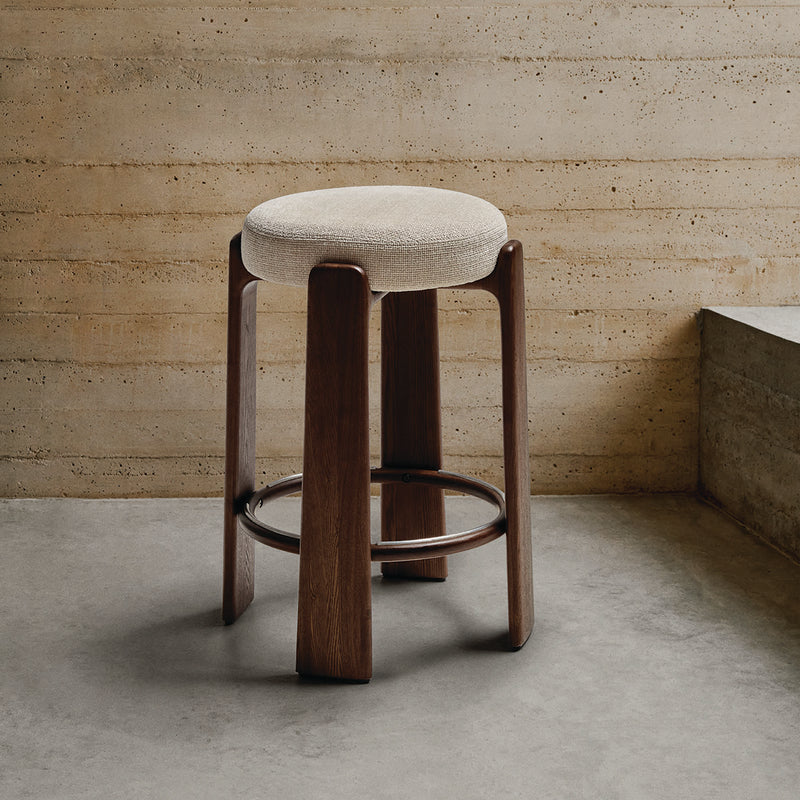 Beige / Walnut / 75cm