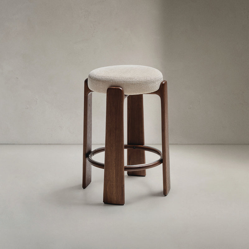 Beige / Walnut / 75cm
