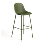 Quinby Outdoor Bar Stool (75cm) - Green