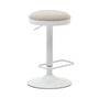 Zaib Adjustable Stool - Beige / White