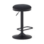 Zaib Adjustable Stool - Black / Black