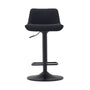 Zenda Adjustable Stool - Black / Black