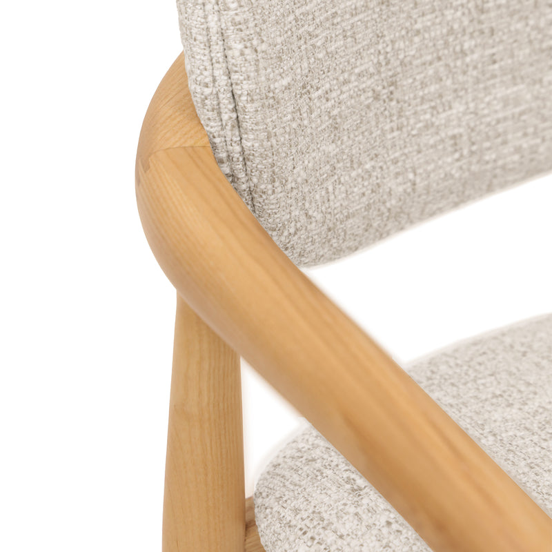 Cream Textured Weave / Ash