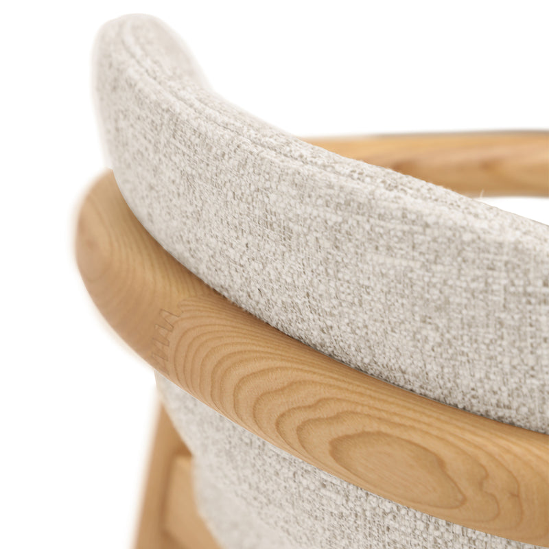 Cream Textured Weave / Ash