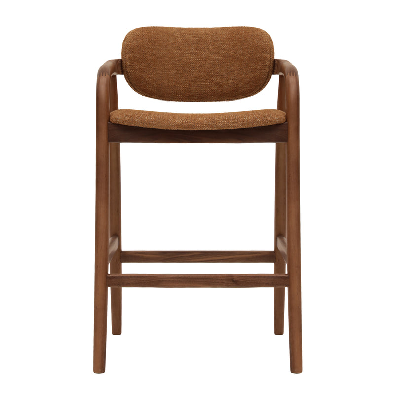 Caramel Textured Weave / Walnut