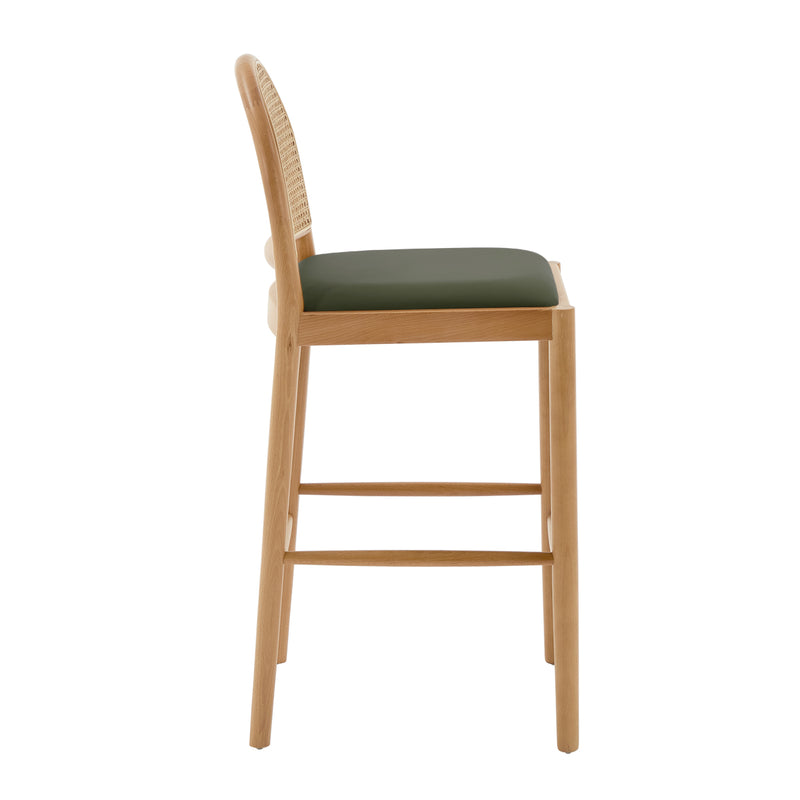 Olive Green Leather / Natural