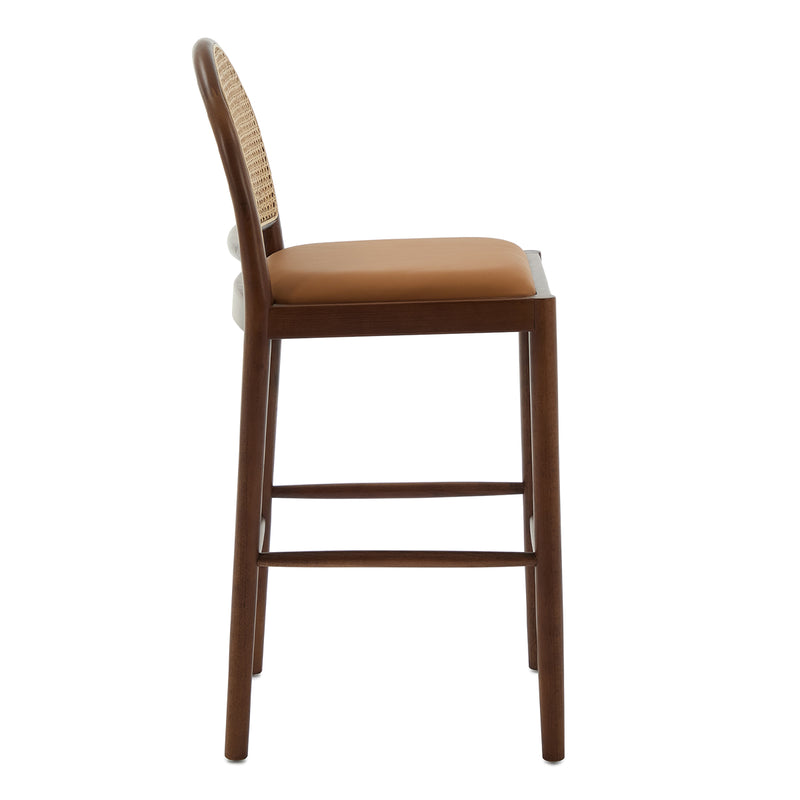 Light Tan Leather / Walnut