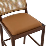 Light Tan Leather / Walnut