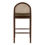 Olive Moss Fabric / Walnut