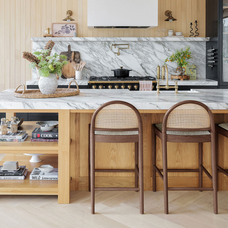 Sand Boucle / Walnut