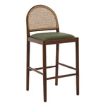 Olive Green Leather / Walnut