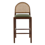 Olive Green Leather / Walnut