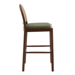 Olive Green Leather / Walnut