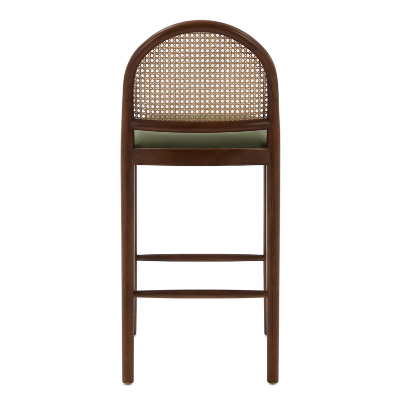 Olive Green Leather / Walnut