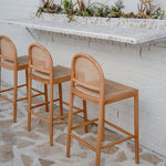 Capri Rattan Arch Bar Stool