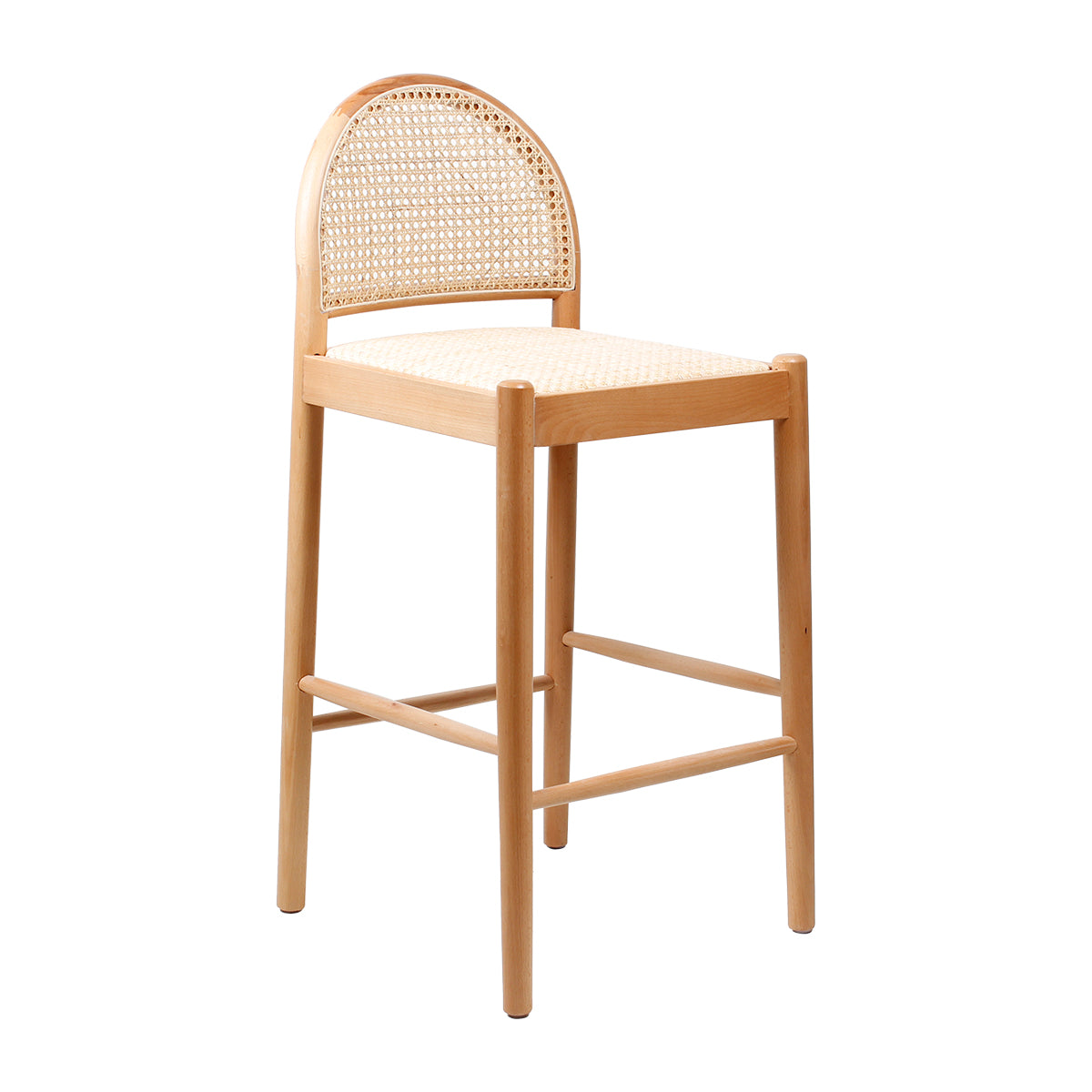 Rattan high deals back bar stools