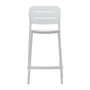 Morella Outdoor Bar Stool - White / 65cm