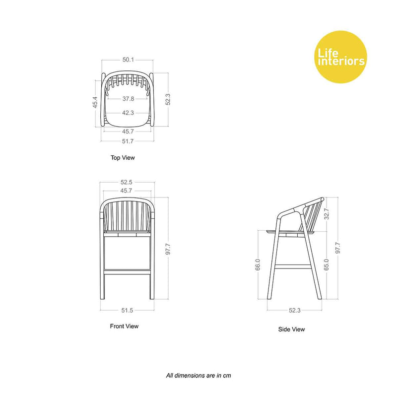 Lake Timber Bar Stool