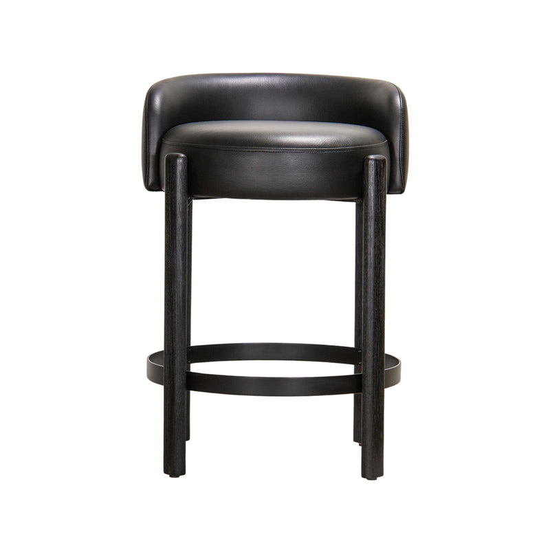 Barstool 66cm Stool Sorrento Woven Natural Rattan White Kitchen