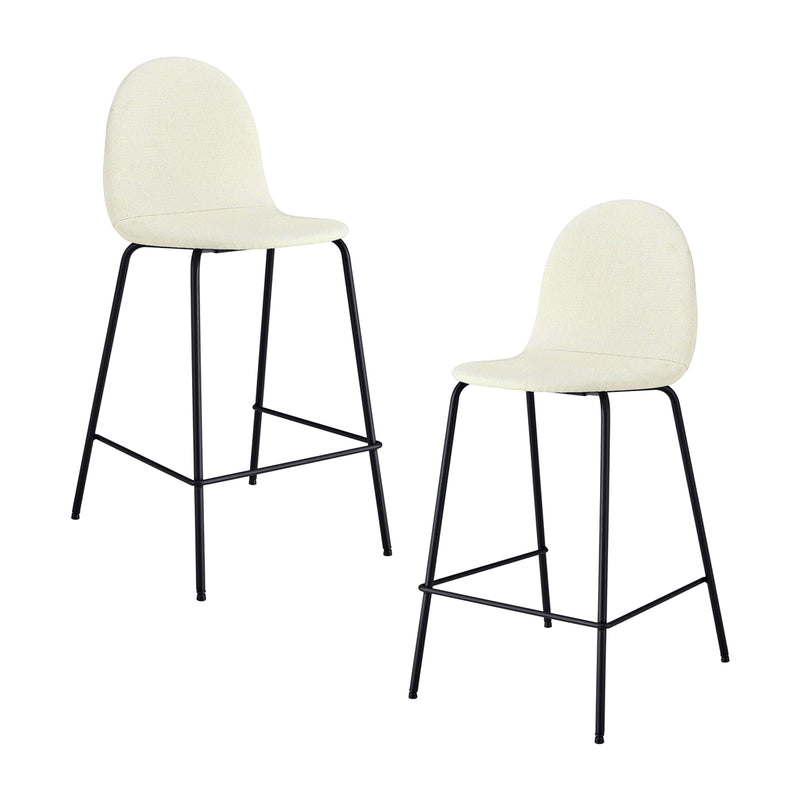 Archie Fabric Bar Stool (Set of 2)