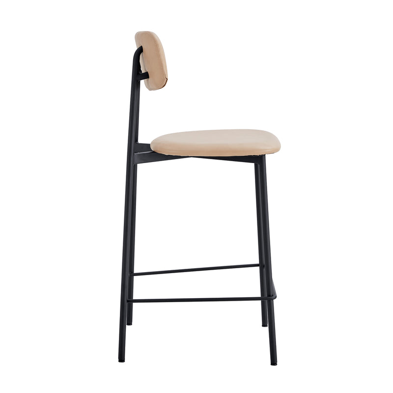 Bailey Leatherette Bar Stool (Set of 2)