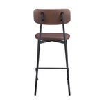 Bailey Leatherette Bar Stool (Set of 2)