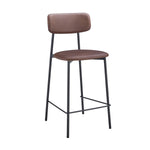 Bailey Leatherette Bar Stool (Set of 2)