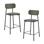 Bailey Leatherette Bar Stool (Set of 2)