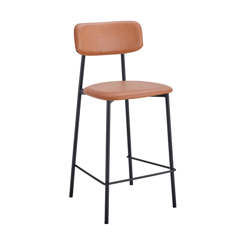 Bailey Leatherette Bar Stool (Set of 2)